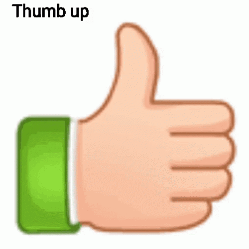Thumb Up Emoji GIF