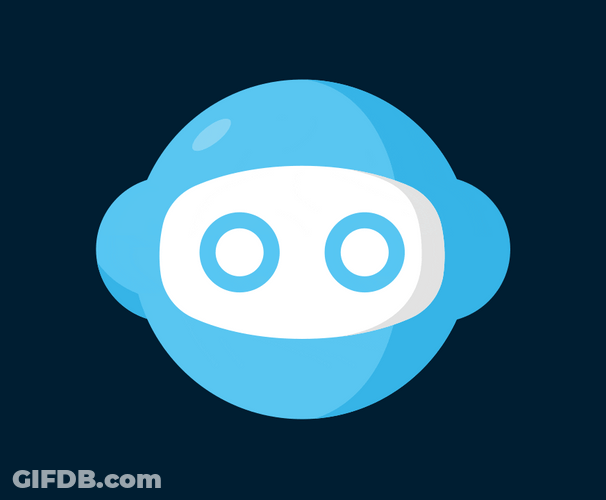 Thumb Up Happy Robot GIF