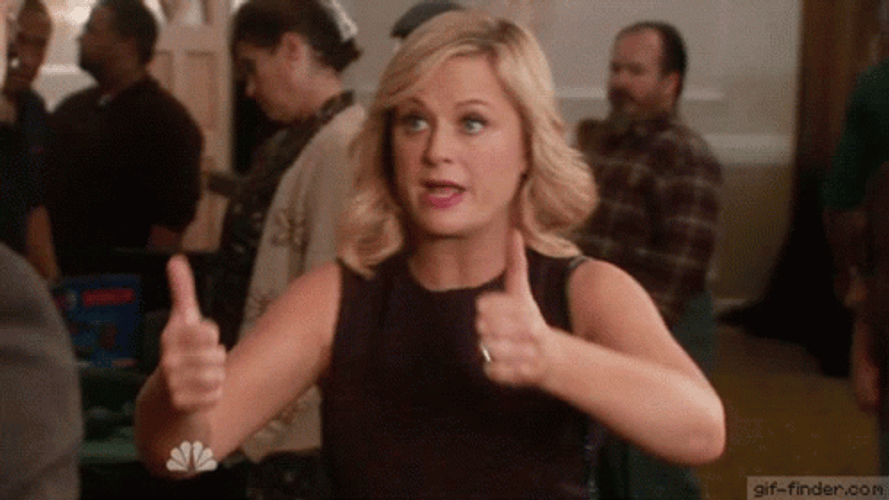 Thumb Up Leslie Knope GIF