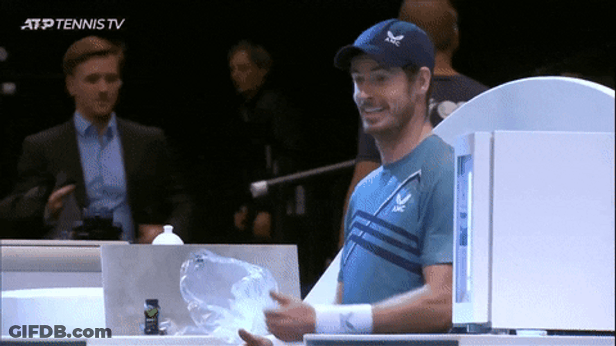 Thumb Up Tennis Player GIF