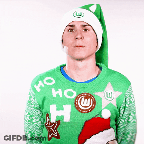 Thumbs Up For Ugly Sweater GIF