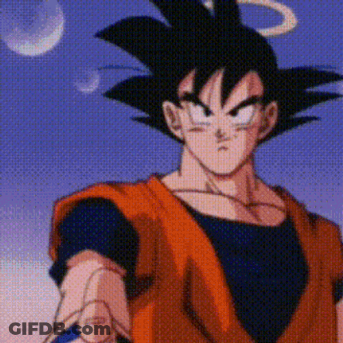 Thumbs Up Goku GIF
