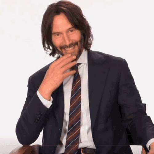 Thumbs Up Keanu Reeves GIF