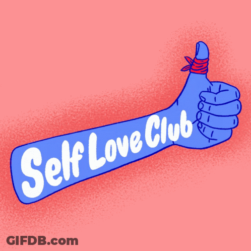 Thumbs Up Self Love Club GIF