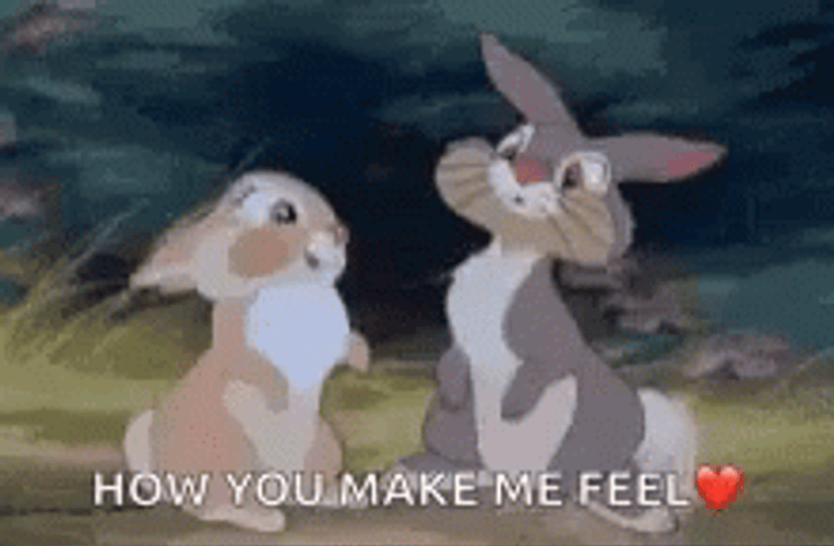 Thumper Melted Because In Love GIF