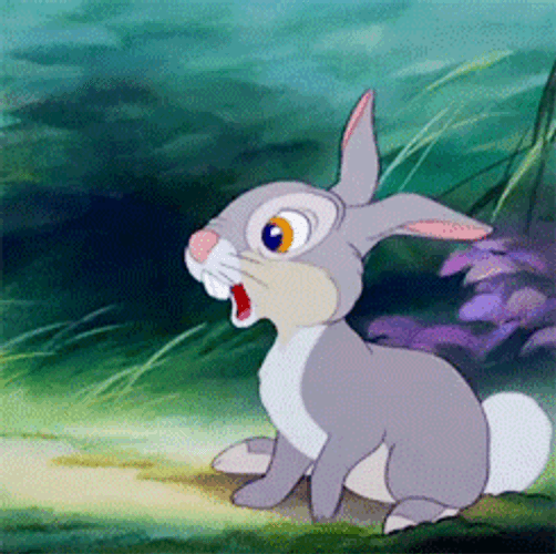 Thumper Shocked GIF