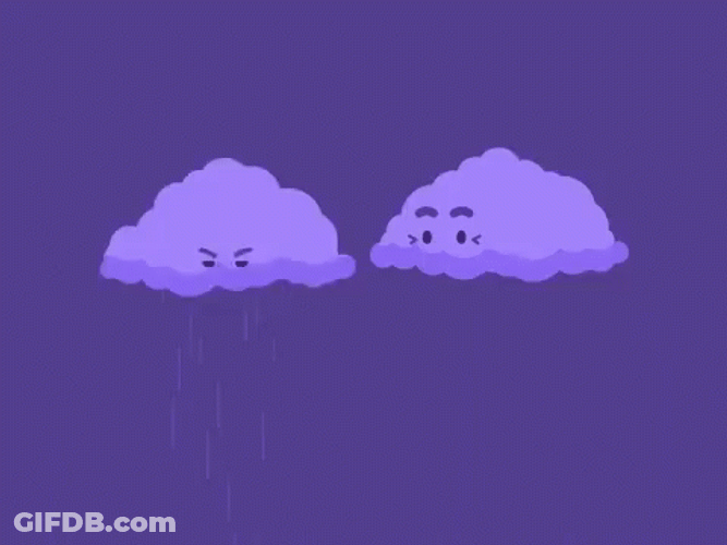 Thunder Cartoon Cloud GIF