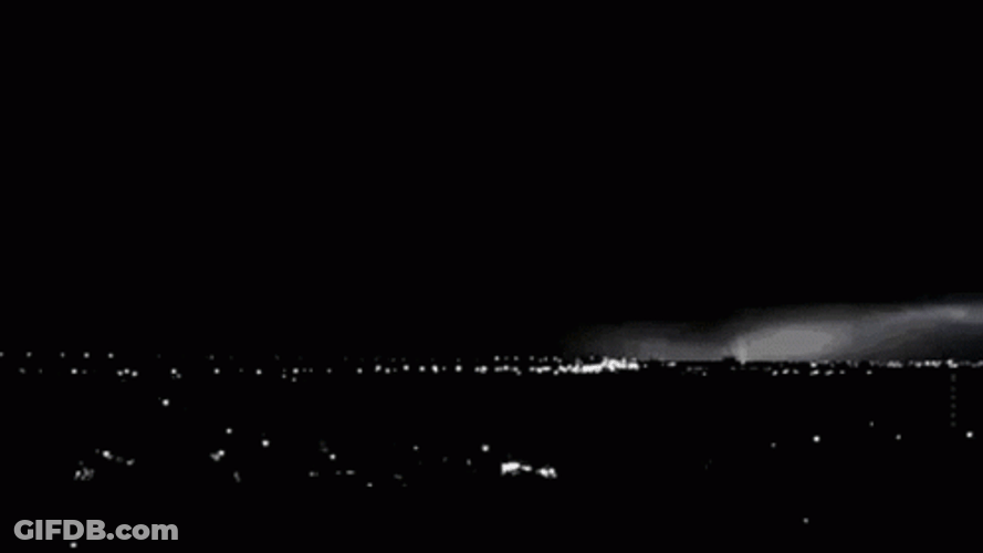 Thunder Lightning In The Night GIF