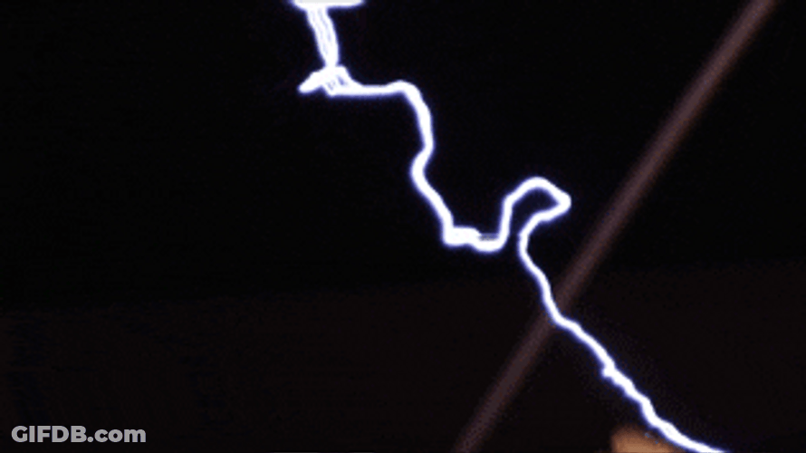 Thunder Lightning Magic Effect GIF
