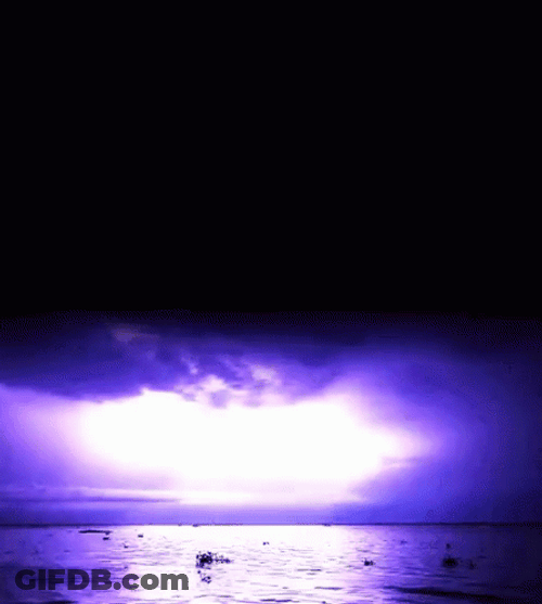 Thunder Lightning Purple Aesthetic GIF