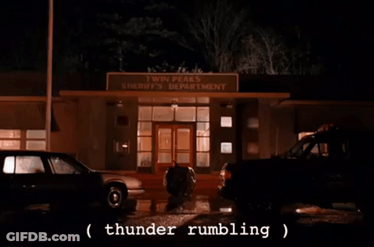 Thunder Rumbling In The Town GIF
