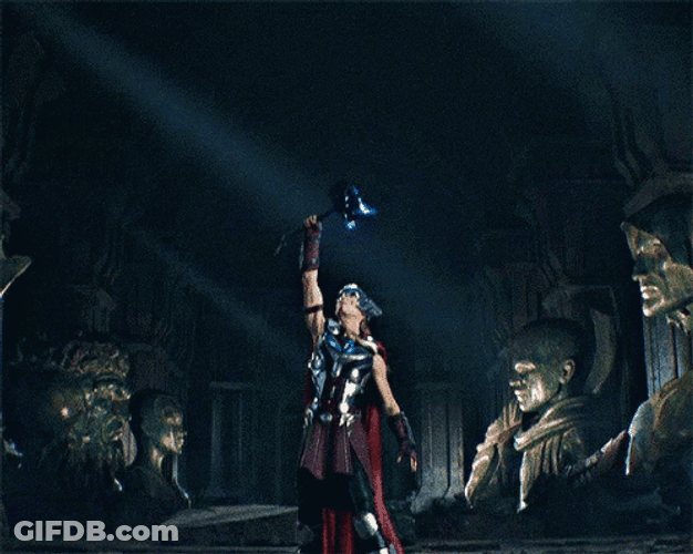 Thunder Sworn Avengers GIF