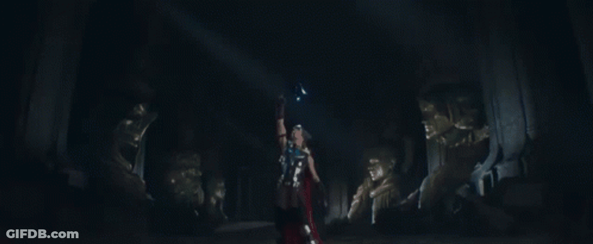 Thunder Thor Hammer GIF