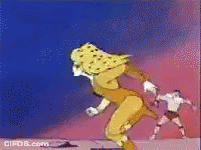 Thundercats Cheetara Jumping Running GIF