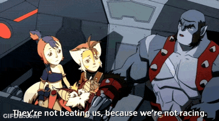 Thundercats We Are Not Racing GIF