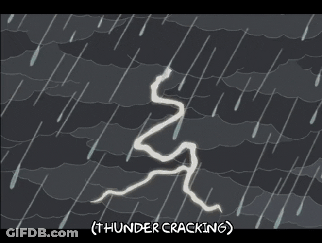 Thunderstorm Heavy Rains Thunder Cracking GIF