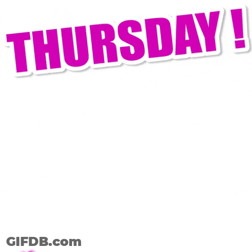 Thursday Blessings Happy Bunny Sticker GIF