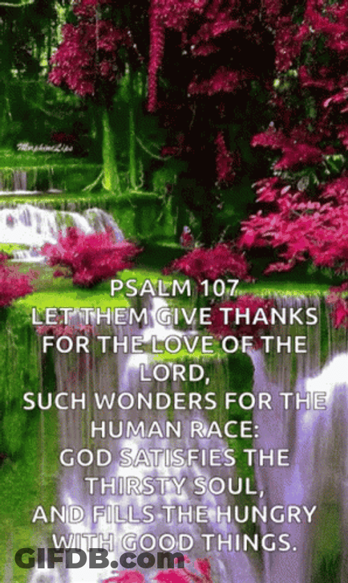 Thursday Blessings Psalm 107 GIF