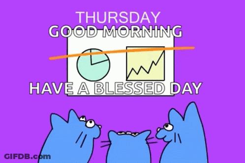 Thursday Morning With Three Cats GIF