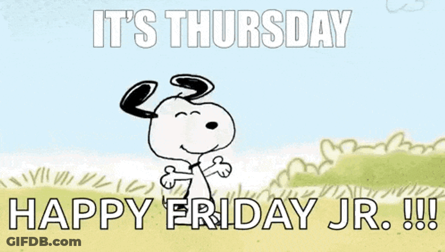 Thursday Snoopy GIF
