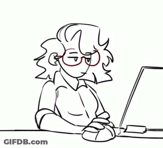 Thursday Work Meme Animated Girl GIF
