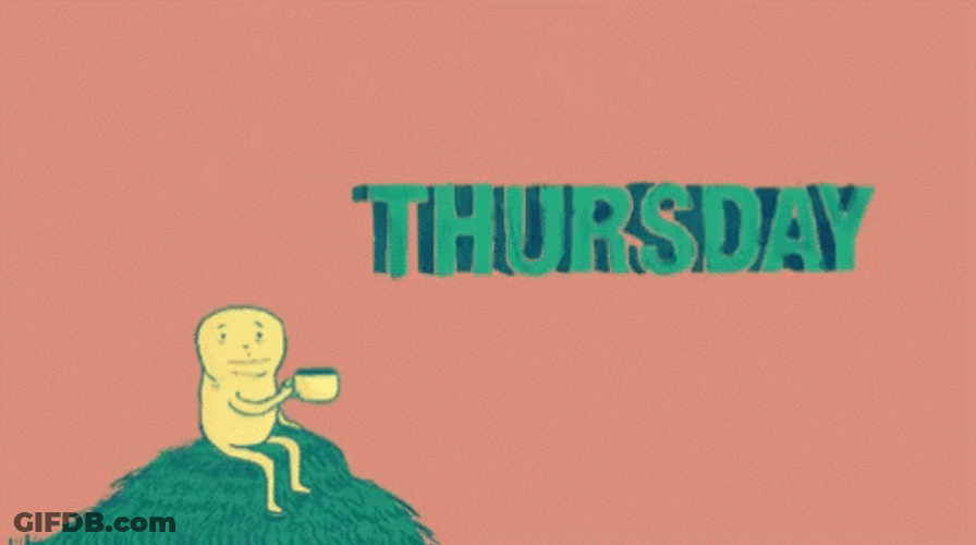 Thursday Work Morning Coffee Meme GIF