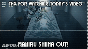 Thx For Watching Today's Video And Mahiru Shiina Out GIF