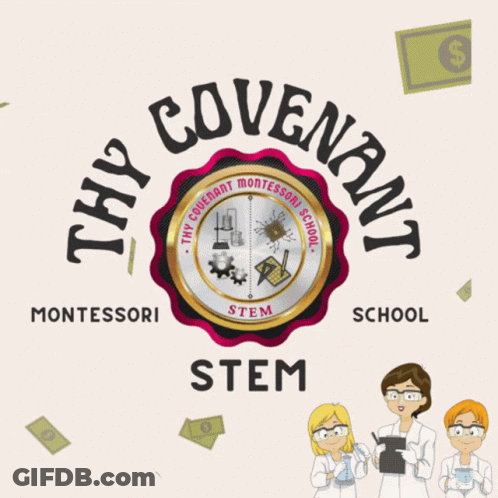 Thy Covenant Montessori School STEM Logo GIF