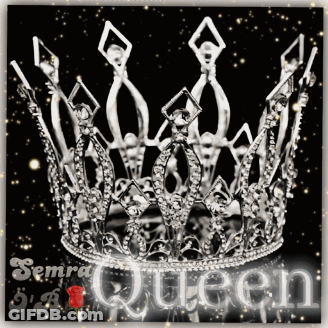 Tiara Saying Queen GIF