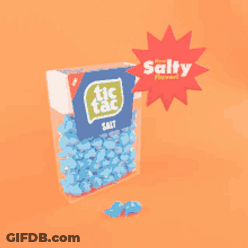 Tic Tac Salty Flavor GIF
