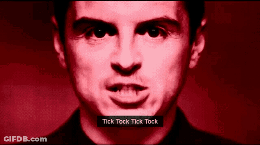 Tick Tock  Creepy Glitch Andrew Scott GIF