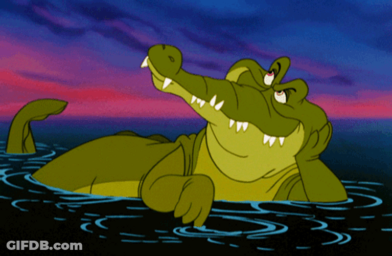 Tick Tock Croc Alligator Thinking GIF