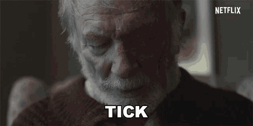Tick Tock Helge Doppler Sad Old Man GIF