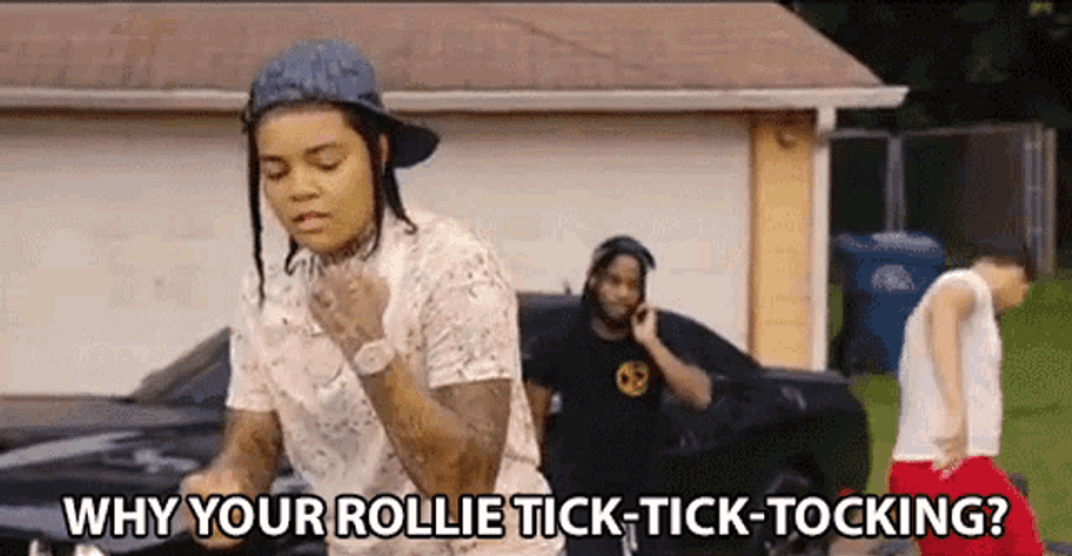 Tick Tock Rollie Ricking Young Ma GIF