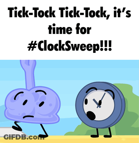 Tick Tock Tick Tock It's Time For #Clocksweep GIF