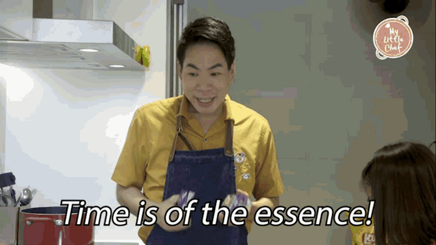 Tick Tock Time Is Essence My Little Chef GIF