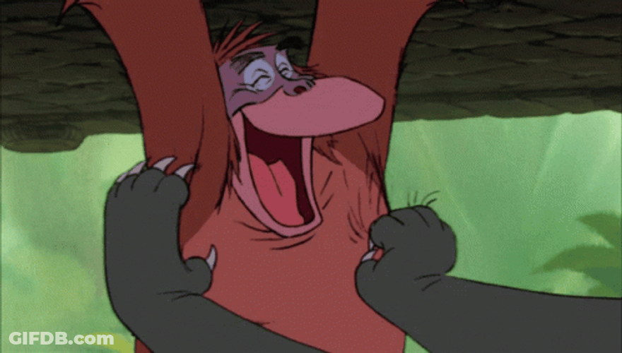 Tickle King Louie Disney GIF