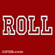 Tide In Red And White Letters GIF