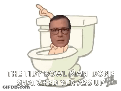 Tidy Bowl Man Snatched Man In Toilet GIF