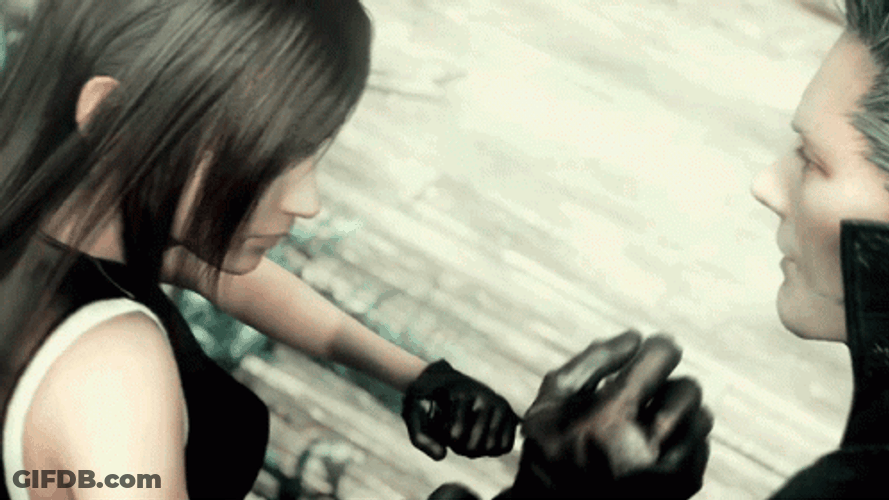Tifa Powerful Punch Move GIF