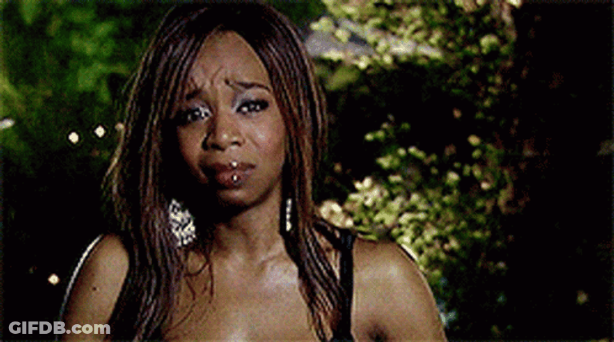 Tiffany Pollard Nervous Reaction GIF