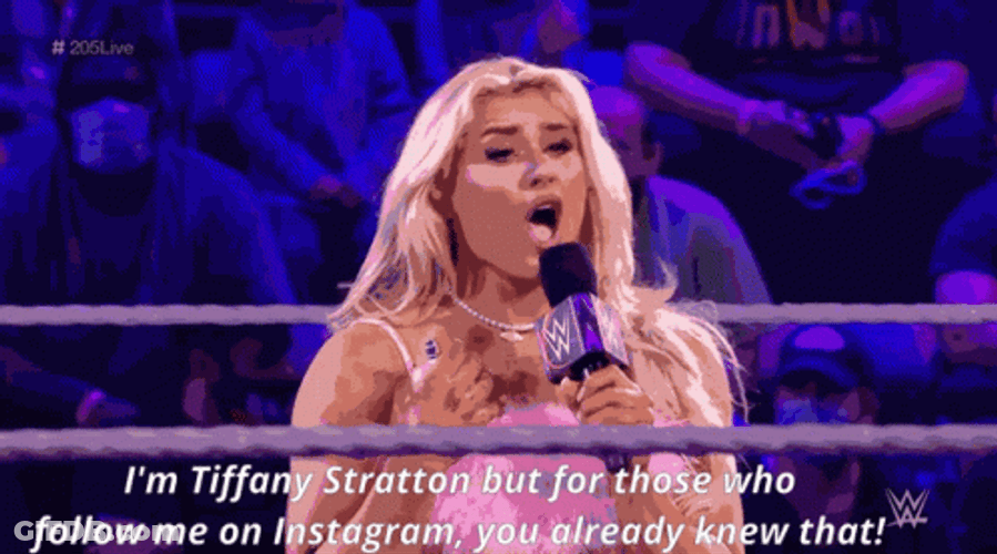 Tiffany Stratton Announcing GIF