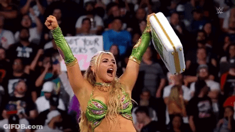 Tiffany Stratton Asking For Her Belt GIF