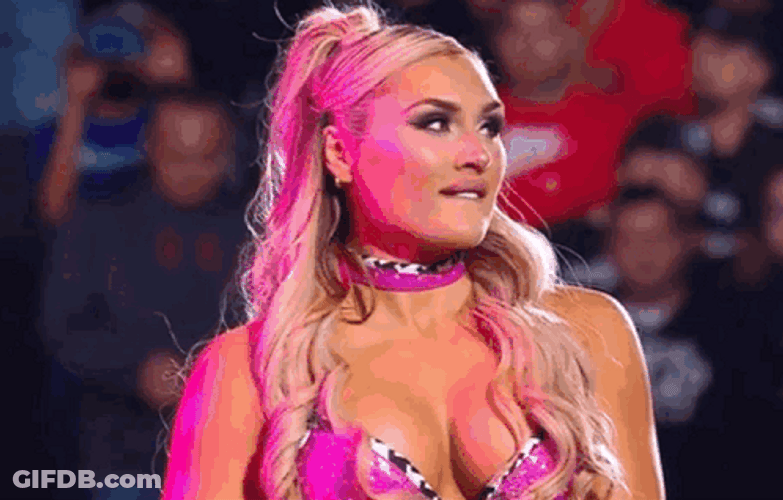 Tiffany Stratton Flexing Her Big Muscles GIF