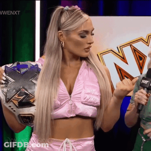 Tiffany Stratton Interview GIF