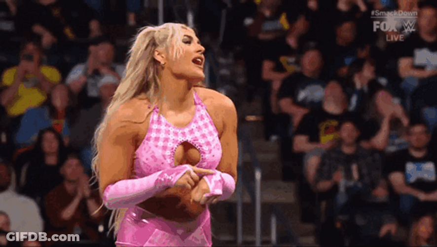 Tiffany Stratton Muscles Flex GIF