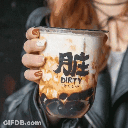 Tiger Brown Sugar Boba Tea GIF
