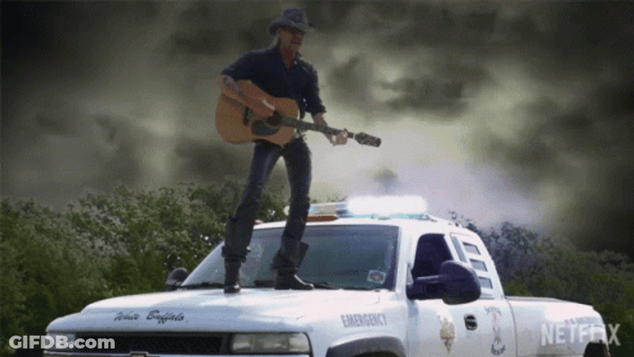 Tiger King Playing Guitar GIF