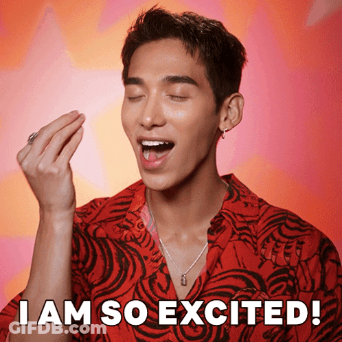 Tiger Print Shirt Man I Am So Excited GIF