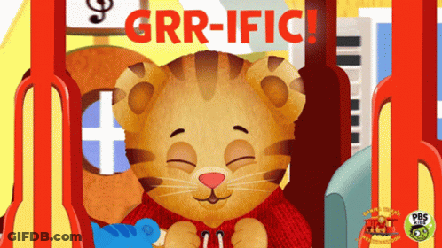 Tiger Saying Grrr-Ific GIF